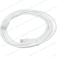 Патч-корд LANMASTER UTP LAN-PC45/U5E-3.0-WH вилка RJ-45-вилка RJ-45 кат.5е 3м белый LSZH (уп.:1шт)