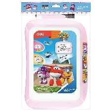 Доска магнитно-маркерная Deli EH50002 Super Wings магнитно-маркерная, лак, синий 20.5x28.6см пластик рама