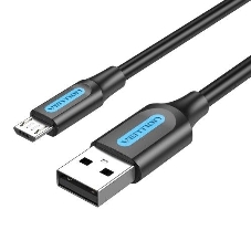 Кабель Vention USB 2.0 AM/micro B 5pin - 2м черный