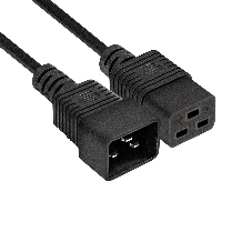 Кабель питания (UPS) ExeGate Special EC20-1,8S (IEC 320 C19->C20, 3*1.5мм2, CCA, черный, 1.8м)