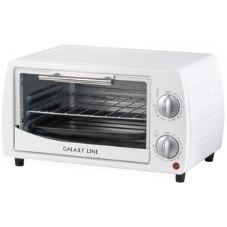 Мини-печь Galaxy Line GL 2626, белый, 10 л, 1000 Вт, таймер на 60 минут, индикатор работы, автоотключение