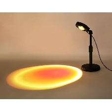 Атмосферная светодиодная настольная лампа Ambrella light DE8385 BK черный LED RGB 3W (ПДУ RGB)