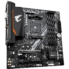Материнская плата GIGABYTE B550M AORUS ELITE AX, AM4, AMD B550, 4xDDR4, 4xSATA, 2xM.2, 1xPCIe 4.0 x16, DVI-D, HDMI, 1x1Gb LAN, 3x3.5 мм, 7.1, microATX