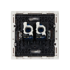 Розетка компьютерная IEK FORTE&PIANO FP234 2-ая RJ45 кат.6 белый
