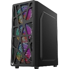 Корпус Formula Mana AR V2 Black, Midi-Tower, чёрный, 3 x 120 мм