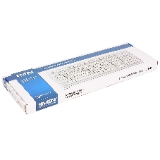 Клавиатура проводная SVEN Standard 301 USB белая
