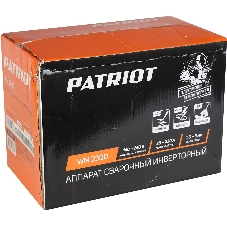 Сварочный аппарат Patriot WM230D инвертор ММА 10.7кВт