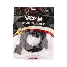 Кабель HDMI AM/DVI(24+1)M, 5м, CU, 1080P@60Hz, 2F, VCOM CG484GD-5M