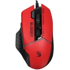 Мышь проводная A4Tech Bloody W95 Max Sports красный/черный оптическая (12000dpi) USB (10but)