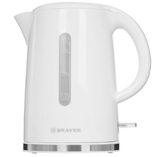 Чайник электрический BRAYER BR6108 1.7 л, 2200 Вт, белый