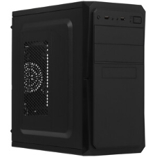 Компьютерный корпус ExeGate EX284023RUS Minitower BA-202 Black, mATX, AA500, 80мм, 2*USB, Audio