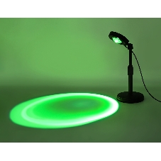 Атмосферная светодиодная настольная лампа Ambrella light DE8385 BK черный LED RGB 3W (ПДУ RGB)