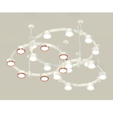 Светильник Ambrella light XR92212200/22 SWH/PPG белый песок/золото розовое полированное GX53