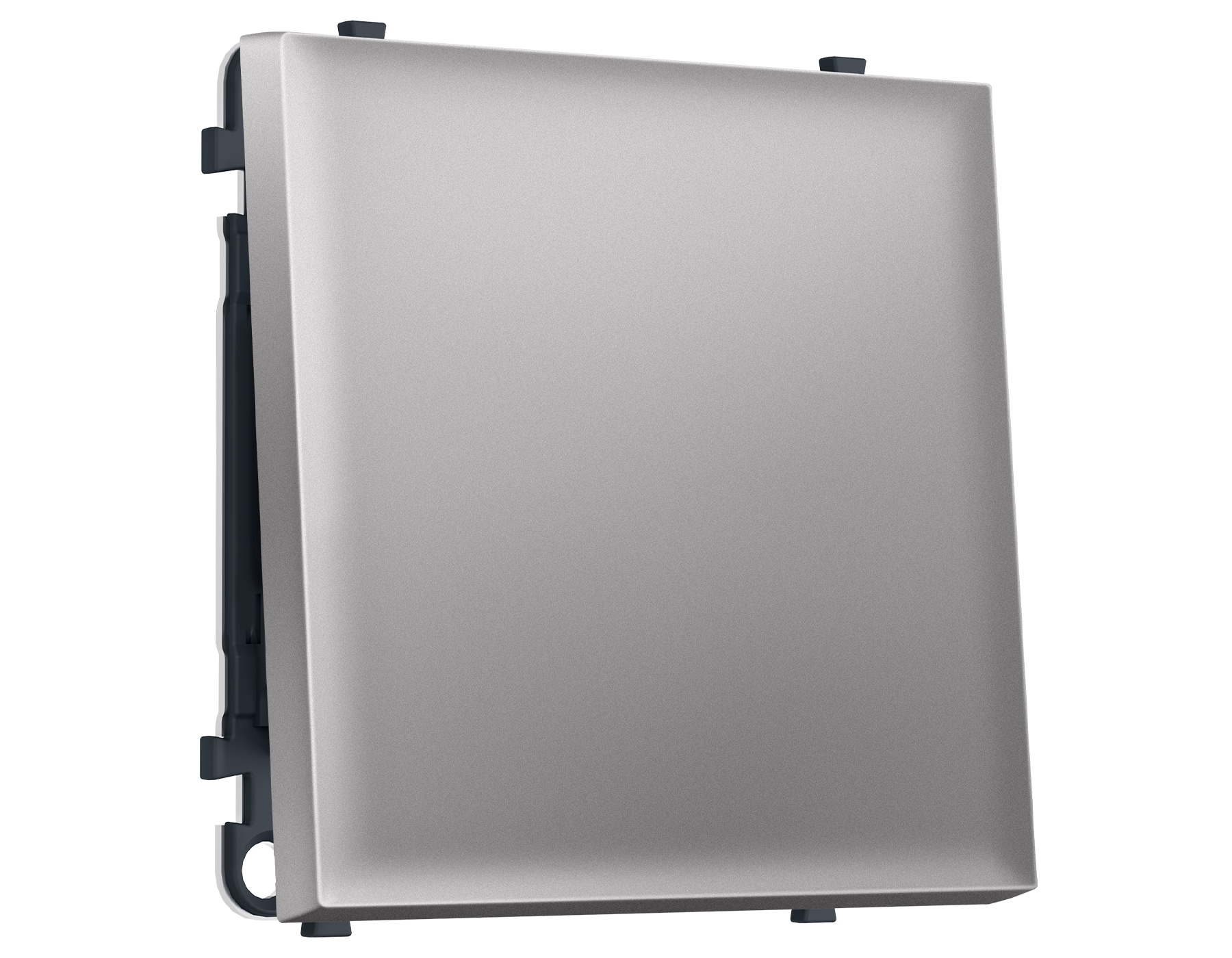 Комплект механизма 1-кл выключателя SIGMA Сталь матовый 10A-250V QUANT PRO (SP5010, PR101)