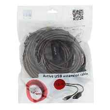 Кабель-удлинитель USB2.0 активный Cablexpert UAE-01-15M, AM/AF, 15м