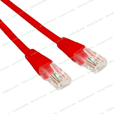 Патч-корд U/UTP Rexant cat.5e, RJ45-RJ45, 26AWG, ZH нг(А)-HF, красный, 1,5 м