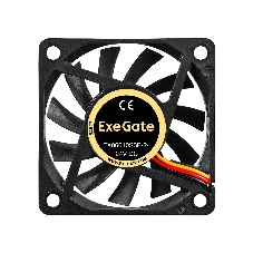 Вентилятор для корпуса ExeGate EX06010S3P-24 черный, 60 мм, 3000 об/мин, 24.1 дБ, 3 pin