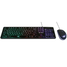 Комплект клавиатура+мышь Dialog KMGK-1707U проводной, USB, 1600 DPI, белый