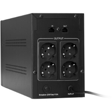 Источник бесперебойного питания ExeGate SpecialPro UNB-1200.LED.AVR.EURO.RJ 1200VA/750W, LED, AVR, 4 евророзетки, RJ45/11, черный