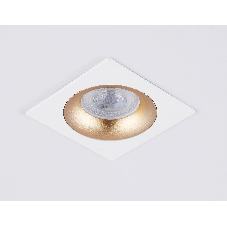 Светильник встраиваемый Ambrella light TN102728 WH/GD белый/золото GU5.3 92*92*23