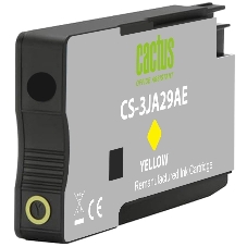 Картридж струйный Cactus 963XL CS-3JA29AE (есть ограничения по прошивке) желтый (25.5 мл) для HP OfficeJet Pro 9010/9010e/9012/9014/9015/9016/9019