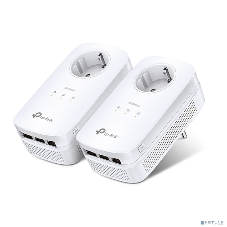 Комплект гигабитных Powerline-адаптеров со встроенной розеткой TP-Link TL-PA8030P KIT AV1300