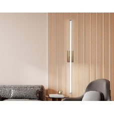 Настенный светодиодный светильник Ambrella light FL6123 CF кофе 14W 3000K-6400K 610*45*80