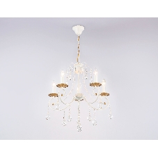 Светильник Ambrella light TR4916/5 WH/GD белый/золото E14/5 max 40W D550*860