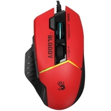 Мышь проводная A4Tech Bloody W95 Max Sports красный/черный оптическая (12000dpi) USB (10but)