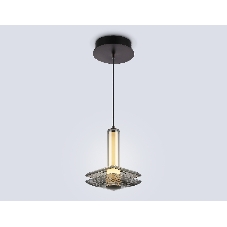 Подвесной светодиодный светильник Ambrella light LH31003 GR/SM серый/дымчатый 10W 3000K 150*150*240