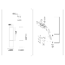 Настенный светильник Ambrella light LH53688 BS/WH латунь/белый 6W 3000K 85*60*300