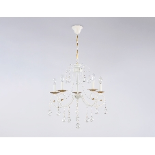 Светильник Ambrella light TR4916/5 WH/GD белый/золото E14/5 max 40W D550*860