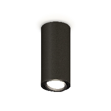 Светильник Ambrella Light XS7443002 SBK/PBK черный песок/черный полированный MR16 GU5.3 (C7443, N7002)
