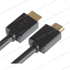 Кабель GCR 1.0m HDMI 1.4, 30/30 AWG, позолоченные контакты, FullHD, Ethernet 10.2 Гбит/с, 3D, 4Kx2K, экран