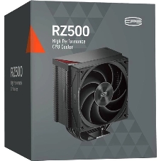 Устройство охлаждения (кулер) PcCooler RZ500 Soc-AM5/AM4/1200/1700/1851 черный 4-pin 32dB Al+Cu 250W Ret (RZ500-BKNWNX-GL)