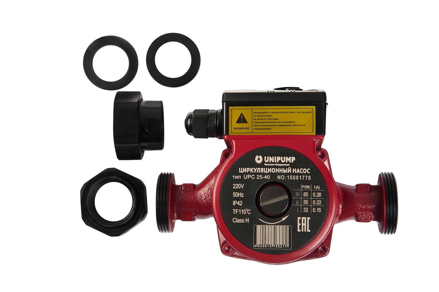 Насос UNIPUMP UPС 32-60 180  циркуляционный отопл