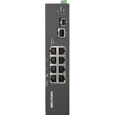 Коммутатор Hikvision DS-3T0310HP-E/HS, 6×100 Мбит/с PoE+ + 2×100 Мбит/с Hi-PoE + 1×1 Гбит/с + 1×1 Гбит/с SFP, неуправляемый