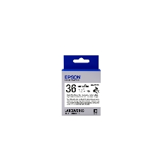 Картридж ленточный Epson LK-7WBVS (C53S657014) черный на белом (36 мм 8 м) для LabelWorks LW-900P LW-900