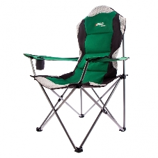 Кресло складное Palisad Camping с подлокотниками и подстаканником 60x60x110/92 см