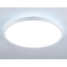 Потолочный светодиодный светильник Ambrella light FZ3005 WH белый IP44 33W+10W 6400+6400К D370*40 (Без ПДУ)