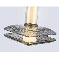 Подвесной светодиодный светильник Ambrella light LH31003 GR/SM серый/дымчатый 10W 3000K 150*150*240