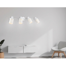 Светильник Ambrella light TR8666/4 WH белый E14/4 max 60W 760*100*190