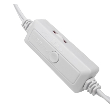 Акустическая система 2.0 Gembird SPK-305-W, 10Вт, пластик, рег.громкости, RGB подсветка, белый
