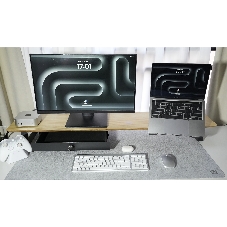 Коврик для мыши Mouse pad GEEK NOOK 100 х50CM Light Gray Felt