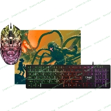 Комплект клавиатура+мышь Defender Tark C-779 проводной, USB, 2400 DPI, чёрный