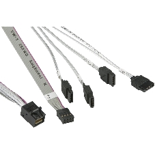 Кабель SuperMicro CBL-SAST-0631 cross-over HDmSAS to 4xSATA 55cm