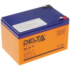 Батарея Delta GEL 12-15 (12V/15А·ч) свинцово- кислотный аккумулятор