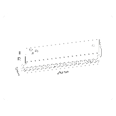 Трековый светильник GL2360 BK черный IP20 10W 3CCT 3000-6400K 48V 200*10*73