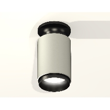 Светильник Ambrella Light XS6314080 SGR/PBK серый песок/черный полированный MR16 GU5.3 (N6902, C6314, N6121)