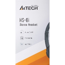 Гарнитура A4Tech HS-8i чёрный, проводная